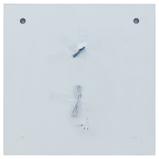 Зеркало с подсветкой квадратное 80х80 см в раме графитовой с сенсорным включением Lavelly Cube (00316681)