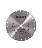 Диск алмазный по бетону Hilberg 350x25,4x3,2 мм сегментный сухой рез (HM108)