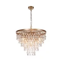 Люстра подвесная Maytoni Linn E14 360 Вт 30 кв.м (MOD091PL-09G)