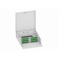Настенный одномодовый укомплектованный оптический кросс TopLan КРН-Top-48SC/A-OS2-GY