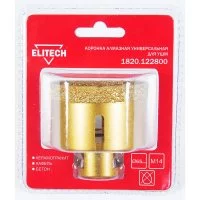 Алмазная коронка Elitech 1820.122800