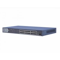 Двадцатичетырехпортовый неуправляемый коммутатор Hikvision DS-3E0526P-E/M