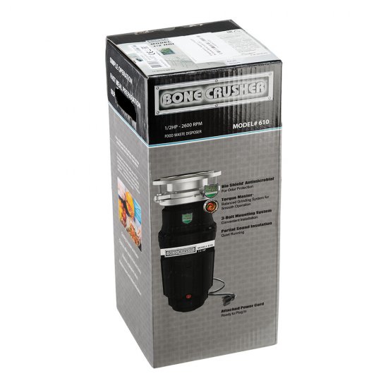 Измельчитель пищевых отходов Bone Crusher BC-610 475 Вт 2600 об./мин (BC610-AS)