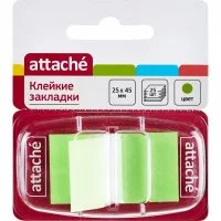 Пластиковые клейкие закладки Attache 166082