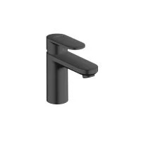 Смеситель для раковины Hansgrohe Vernis Blend черный однорычажный с донным клапаном (71551670)