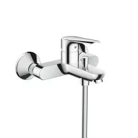 Смеситель для ванны Hansgrohe LogisE хром однорычажный с коротким изливом без лейки (71403000)