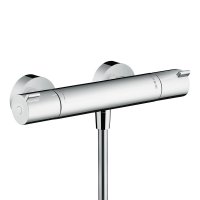 Смеситель для душа без излива Hansgrohe Ecostat термостатический без лейки хром (13211000)