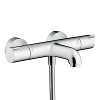 Смеситель для ванны термостатический Hansgrohe Ecostat хром с коротким изливом без лейки