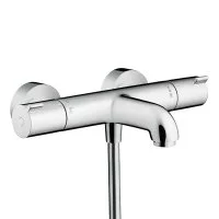 Смеситель для ванны термостатический Hansgrohe Ecostat хром с коротким изливом без лейки