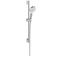 Душевой комплект Hansgrohe Crometta с лейкой со стойкой хром/белый (26533400)