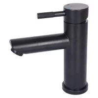 Смеситель для раковины ARGOtech Solid черный однорычажный (35-04 SOLID black)