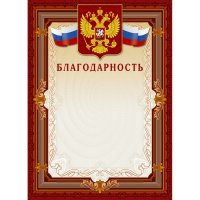 Благодарность ООО Комус 213294