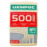 Цемент ЦЕМРОС М500 Д20 ЦЕМ II А-Ш 42,5 Н 50 кг