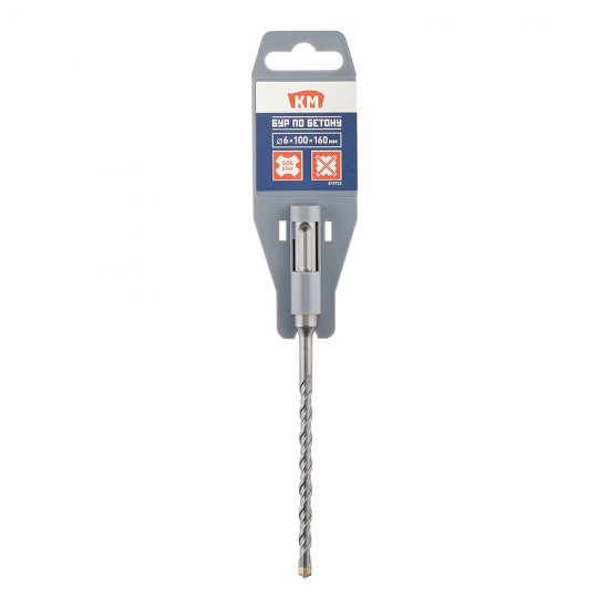Бур SDS-plus КМ 6х100х160 мм (815723)
