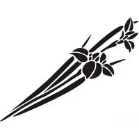 Виниловый трафарет STMDECOR Ирис