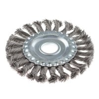 Корщетка для УШМ Практика витая жесткая радиальная d125x22,2 мм