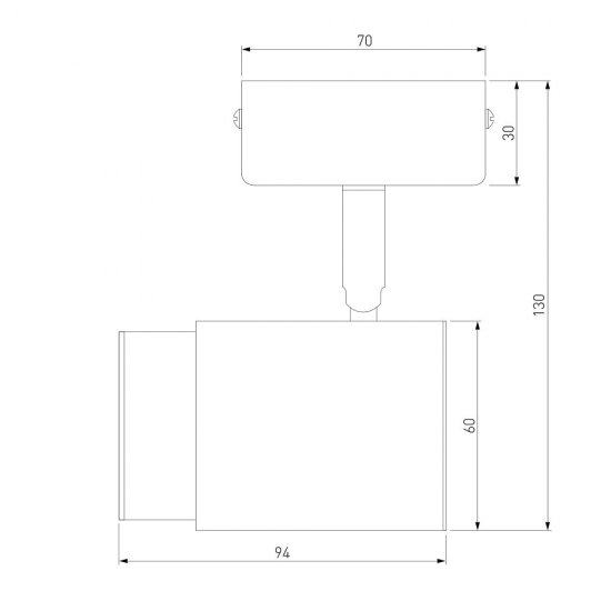Спот настенный Eurosvet Morgan GU10 35 Вт 4 кв.м белый IP20 (a056158)