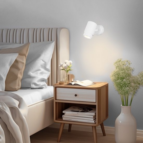 Спот настенный Eurosvet Morgan GU10 35 Вт 4 кв.м белый IP20 (a056158)