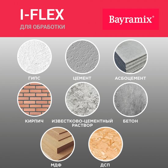Штукатурка декоративная Bayramix i-Flex камешковая fl 001 белая 1,2 мм 14 кг