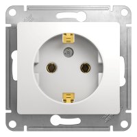 Одноместный механизм розетки Systeme Electric GLOSSA