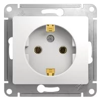 Одноместный механизм розетки Systeme Electric GLOSSA