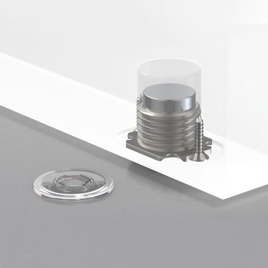 Упор дверной магнитный Armadillo Stels TR скрытый прозрачный