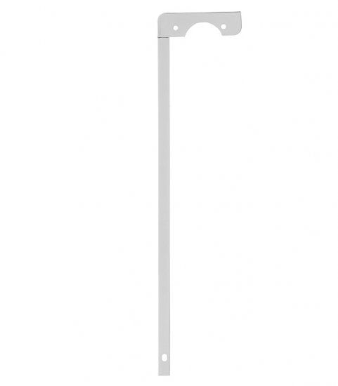 Экран декоративный металлический Evecs ДМЭР 610х390 мм белый 4-х секционный