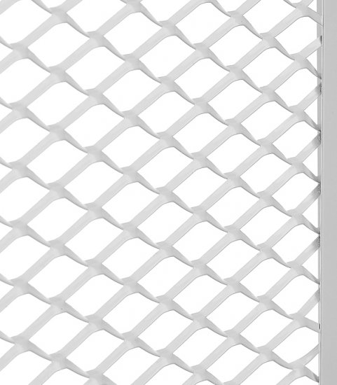 Экран декоративный металлический Evecs ДМЭР 610х390 мм белый 4-х секционный