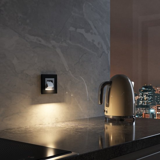 Подсветка встраиваемая светодиодная серебро 1 Вт 4000К IP20 Werkel (a064561)