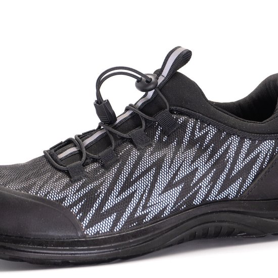 Полуботинки рабочие тканевые с защитным подноском размер 45 черные Мистраль Light (135582)