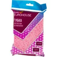 Целлюлозная губка для посуды EUROHOUSE LUX