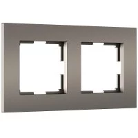 Рамка Werkel Slab двухместная бронза матовая (a062812)