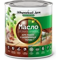 Масло для террас и деревянных полов Здоровый дом Лк-00009546