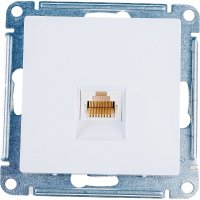 Одноместный механизм телефонной розетки Systeme Electric AtlasDesign