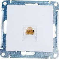 Одноместный механизм телефонной розетки Systeme Electric AtlasDesign