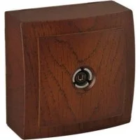 Конечная розетка Nilson Themis wood