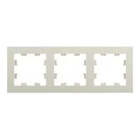 Рамка Systeme Electric AtlasDesign трехместная бежевая (ATN000203)