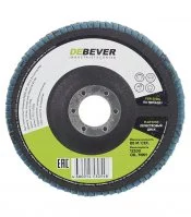 Круг лепестковый по металлу/древесине Debever 125х22,2 мм P60 торцевой (FDC125Z60/548)