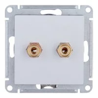 Розетка аудио Systeme Electric AtlasDesign встраиваемая алюминий (ATN000387)