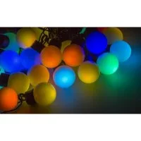 Гирлянда Neon-Night мультишарики d=25 мм 5м темно-зеленый ПВХ, 25LED RGB