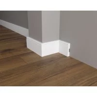Ударопрочный влагостойкий напольный плинтус под покраску Decor-Dizayn DD49