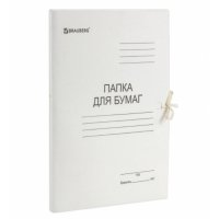 Мелованная картонная папка для бумаг BRAUBERG 110924