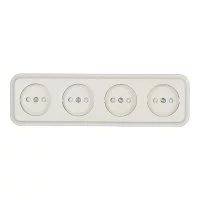 Розетка Svet накладная бежевая (EV0361-8342)