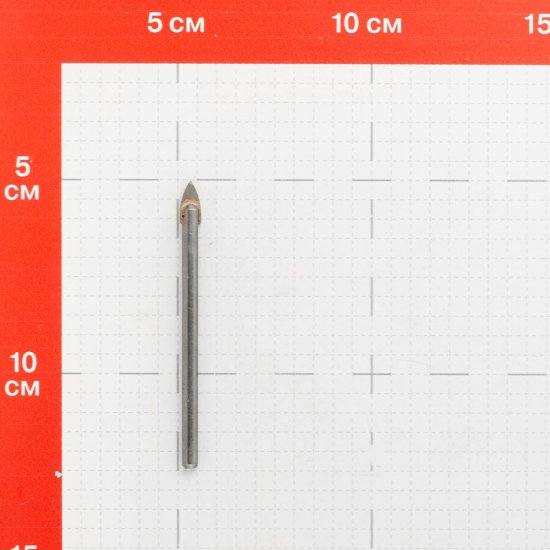 Сверло по плитке и стеклу КМ 6х75 мм (966038)