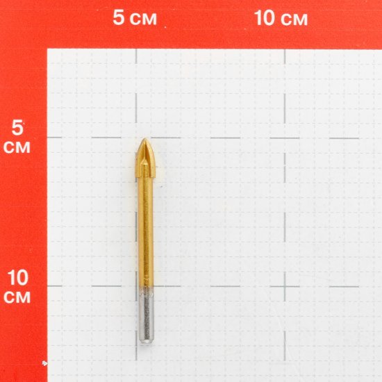 Сверло по плитке и стеклу КМ 8х70 мм TIN (966043)