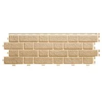 Панель фасадная Tecos Brickwork 1140х350 мм бежевый меланж