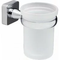 Стеклянный держатель для зубных щеток WasserKraft Lippe K-6528