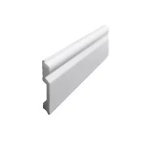 Плинтус экополимер Stenopol 100x14x2000 мм белый (C7137)