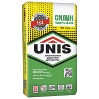 Штукатурка цементная Unis Силин Универсальный армированная 25 кг