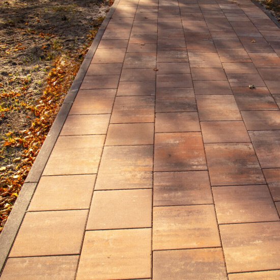 Бордюр тротуарный вибропрессованный 1000х200х80 мм коричневый